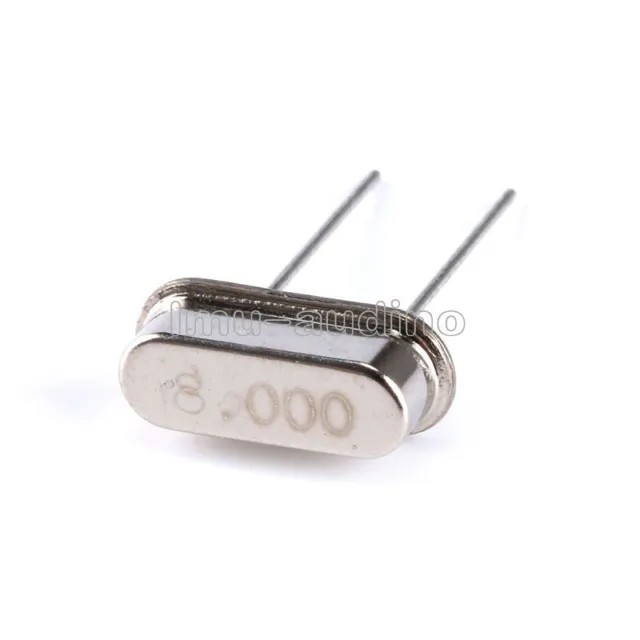 10PCS 8MHz / 8,000MHz Crystal Oscillator HC-49S NEW