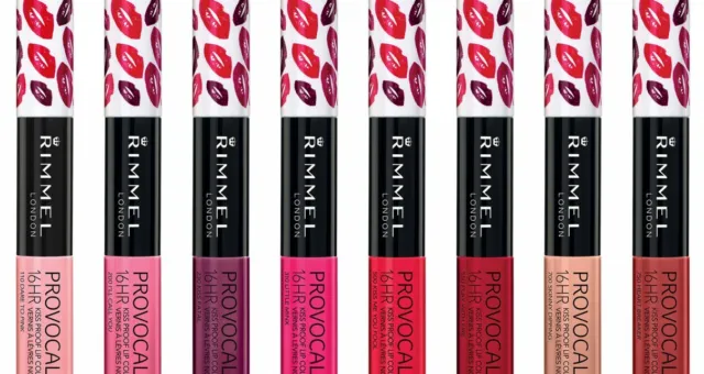 RIMMEL Provocalips 16 Hour Kiss Proof Lip Color Lipstick CHOOSE YOUR COLOUR New