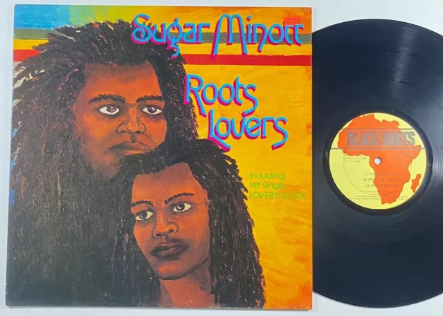 Sugar Minott "Roots Lovers" Reggae LP Black Roots