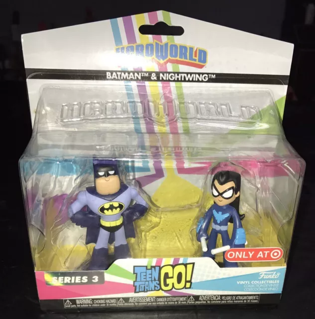 New Funko Hero World HeroWorld Teen Titans Go BATMAN NIGHTWING Series 3