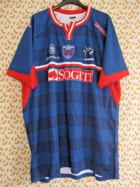 Maillot Rugby Rc Eymeux Kappa #20 Vintage Eymeusien Jersey SARL Didier - XL