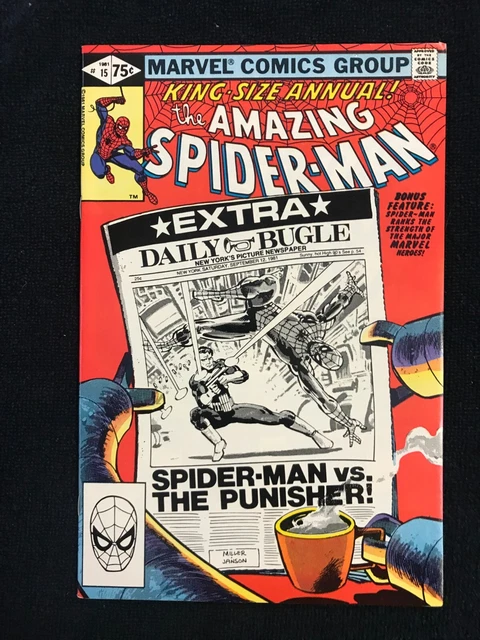 AMAZING SPIDER MAN KING SIZE ANNUAL #15 VF/NM 9.0  Miller Janson Punisher