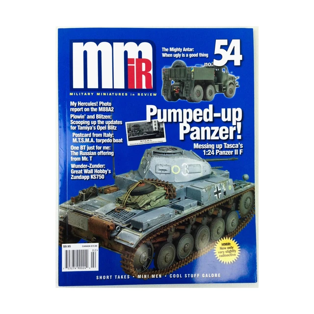 Ampersand Pu Military Miniatures   #54 "Pumped-Up Panzer Mighty Antar, My  VG+