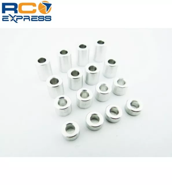 Hot Racing M3 Aluminum Standoff Spacer Set (4x)(3-5-7-9mm) SPC3007