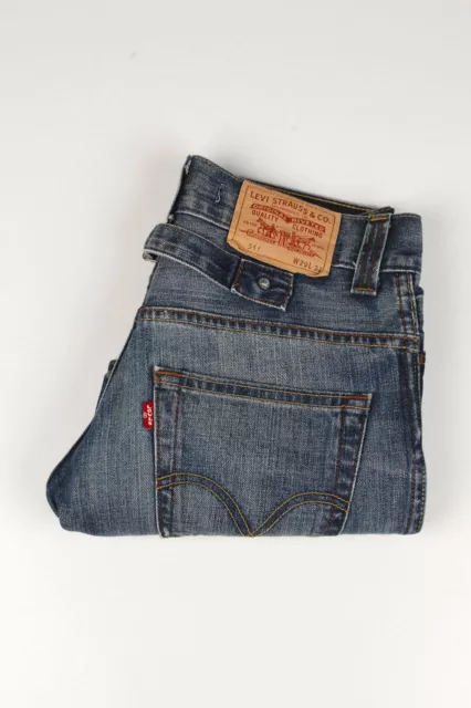 Jeans uomo 34192 Levi's Levi Strauss 511 slim blu taglia 29/32