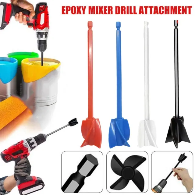 Bates- Paint Mixer, 1 to 3 Gallon Buckets, Navy Blue Mud Mixer, Paint  Stirrer for Drill, Paint Mixer for Drill, Drill Mixer Attachment, Paint  Mixer