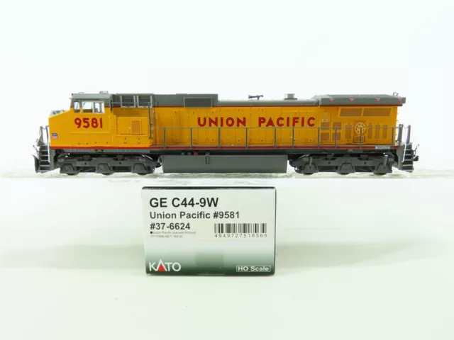 HO KATO 37-6624 UP Union Pacific GE C44-9W "Dash 9" Diesel #9581 - DCC Ready