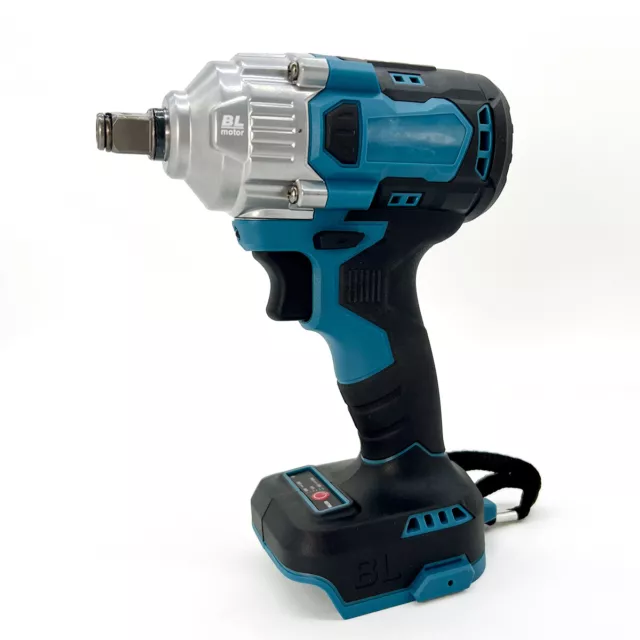 18V Brushless Impact Wrench Driver Cordless Drill 588NM 1/2” Torque For Makita