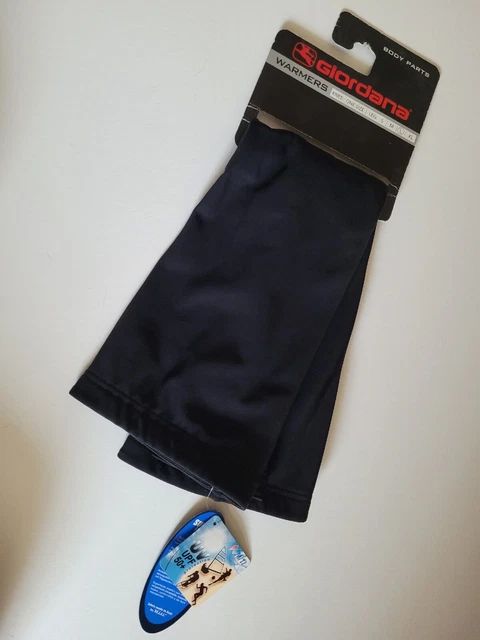Giordana Cycling Roubaix Knee Warmers Black New Large