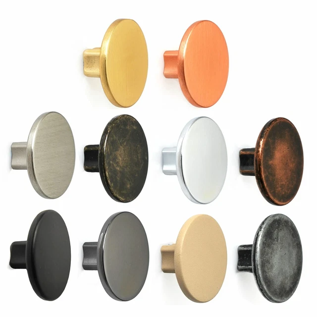 Round Kitchen Cabinet Knobs Drawer Cupboard Door Handles - DecorAndDecor