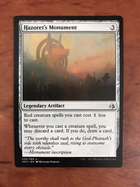 Hazoret's Monument MTG Magic the Gathering Card NM Near Mint Amonkhet AKH