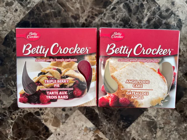 BETTY CROCKER Triple Berry And Angel Food Cake Candles 2 Pack