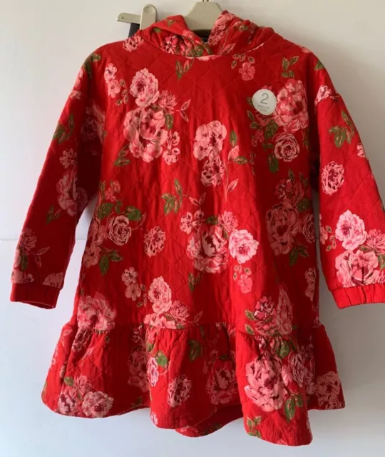 Ragazze NEXT Età 5-6 Rosso Misto 2 Pezzi Vestito/Abito & Leggings