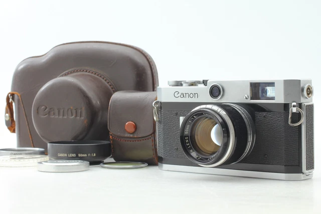 N MINT W/ Case] Canon P Rangefinder 35mm Film Camera 50mm f/1.8
