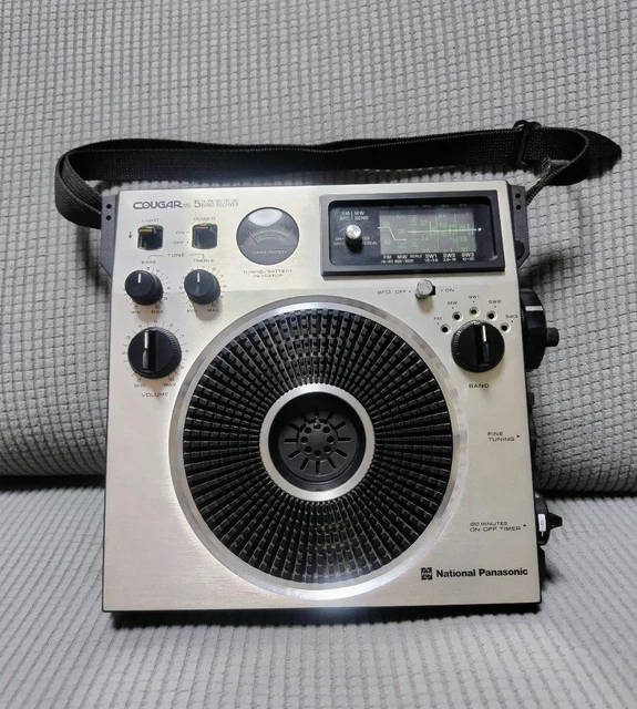 NATIONAL PANASONIC RF-727 COUGAR No 5 AM SW Radio Serviced Tested