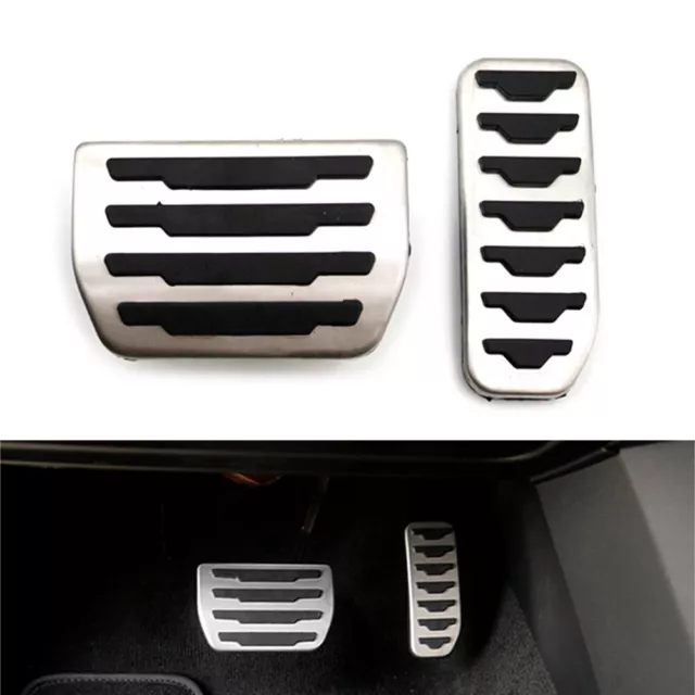 2x Foot Gas Brake Pedals Cover for Land Rover Range Rover Evoque Sport Discovery