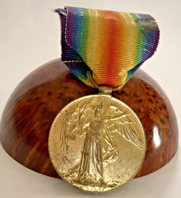 Ww1 Uk & British Empire Victory Medal/Ribbon - Pte Critchley (S. Lanc. Reg.)