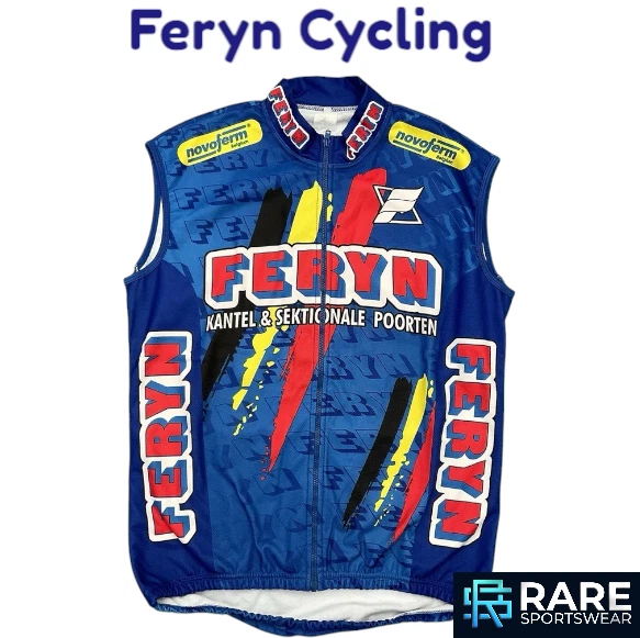 Maillot vélo rétro Feryn Novoferm - The Sport Nuggets