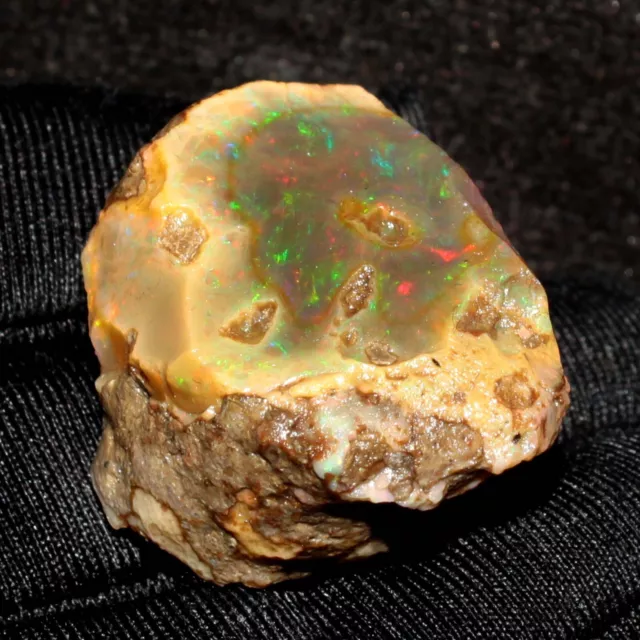 52 CT Grand Opale fire opal rough Naturel ethiopian opal raw 30x25x15MM