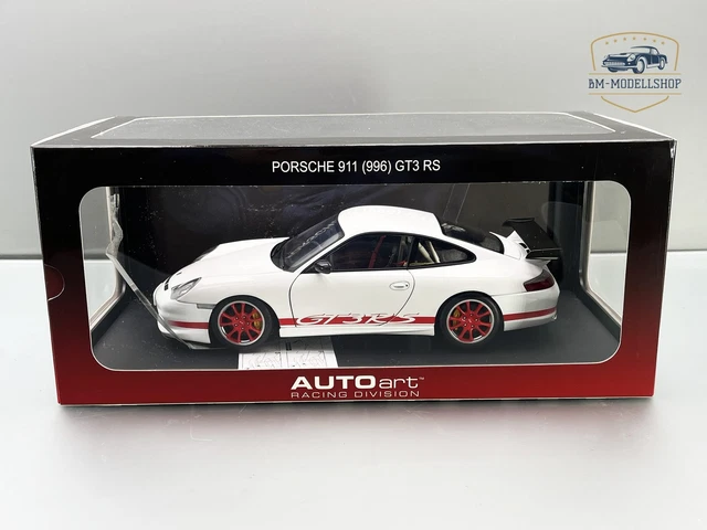 Porsche 911 996 GT3 R Phase 1 Blanche – Miniature Auto Art 1/18 – Collection