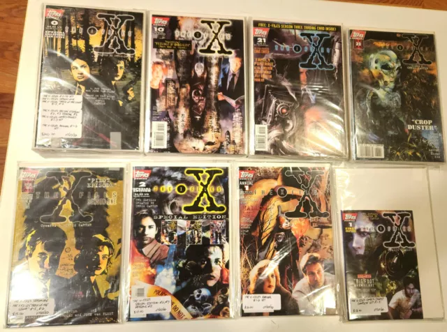 THE X-FILES Topps Comics SEASON #1  0-42 "Trick light,Special,Digest,Annuals LOT
