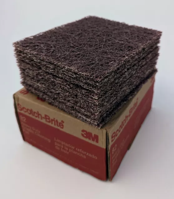Scotch-Brite 82 Heavy Duty Griddle Cleaning Pad, 4-1/2" X 5-1/2", 10 Pack