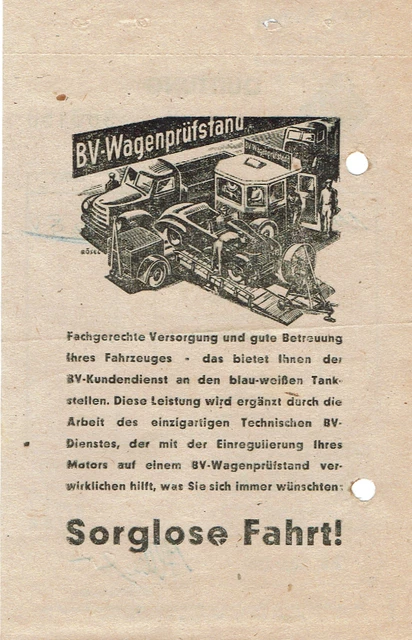 Tankstelle Meyer Hamburg Hausbruch Aral Tankquittung 1953 2