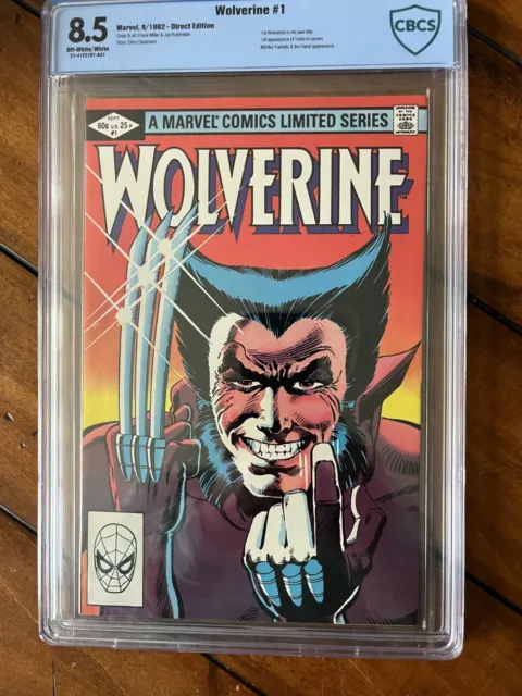 Wolverine # 1 From 1982 1st Wolverine in his own title 1st Yukio CBCS 8.5 VF+
