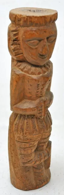 Antigüedad Madera Tribal Goddess Estatua Figura Original Viejo Fino Mano Tallada