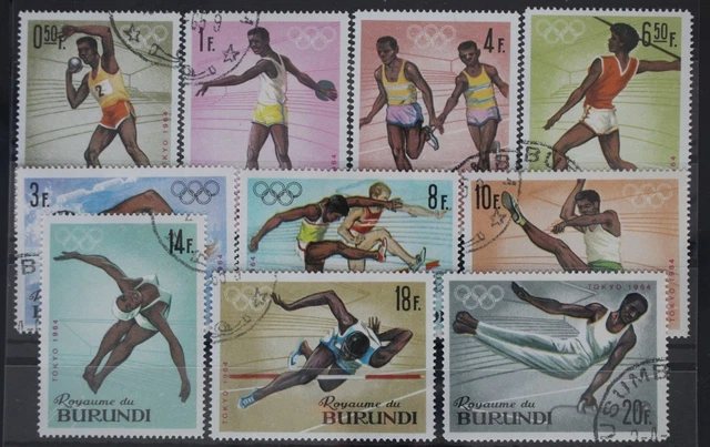 Burundi 125-133 gestempelt #WY815