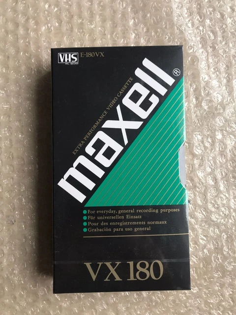 MAXELL E-180VX VHS Video Cassette Tape EUR 8,00 - FR
