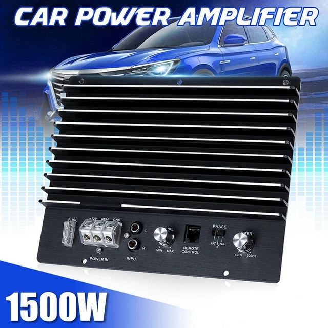 12V 1500W CAR Audio Amplifier Subwoofer Powerful Bass Car Amplifier