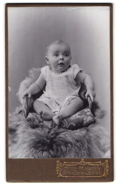 Fotografie Otto Martin, Dresden-Löbtau, Reisewitzerstr. 18, Portrait süßes Baby