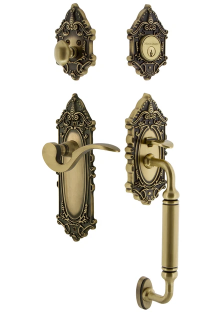 Nostalgic Warehouse VICMAN_ESET_238_CG_RH Victorian Right Handed - Brass