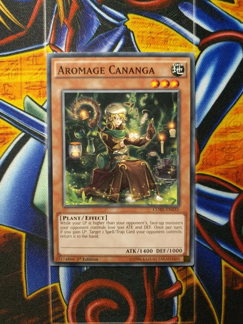 YUGIOH CARD - Aromage Cananga - CORE-EN035 1ST EDITION NM EUR 2,77 -  PicClick FR