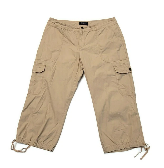 Chaps capri deals women's slimming fit