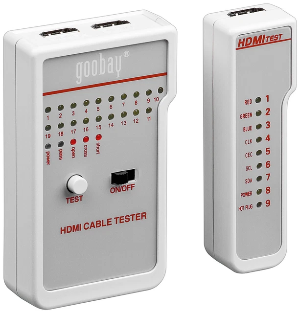 3 x HDMI + tester di linea; HDMI + TESTER CAVI
