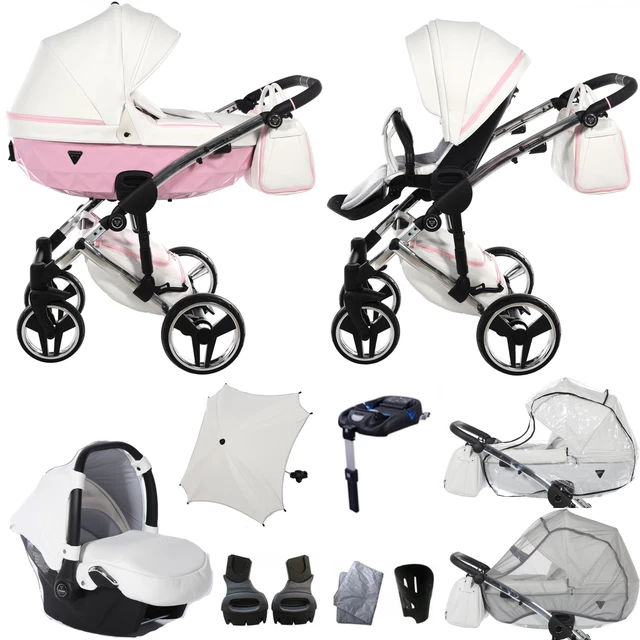 JUNAMA DIAMOND V3 Candy 2in1 3in1 4in1 BABY PRAM PUSHCHAIR CAR SEAT ISOFIX