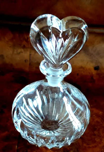 Waterford Crystal Marquis Perfume Bottle Hart Topper