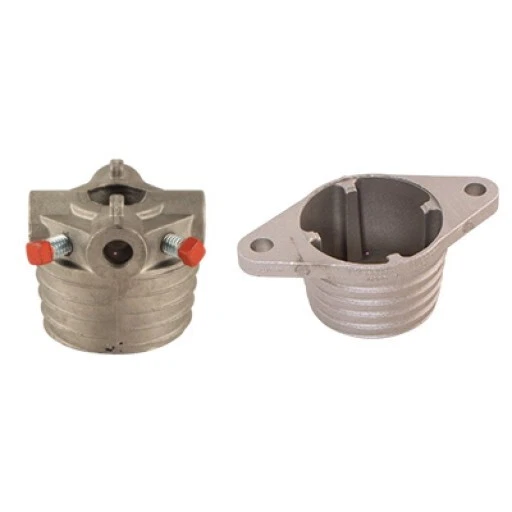 Conos de rosca universal de 2" izquierda y derecha (2 pares) para resorte de torsión de puerta de garaje 