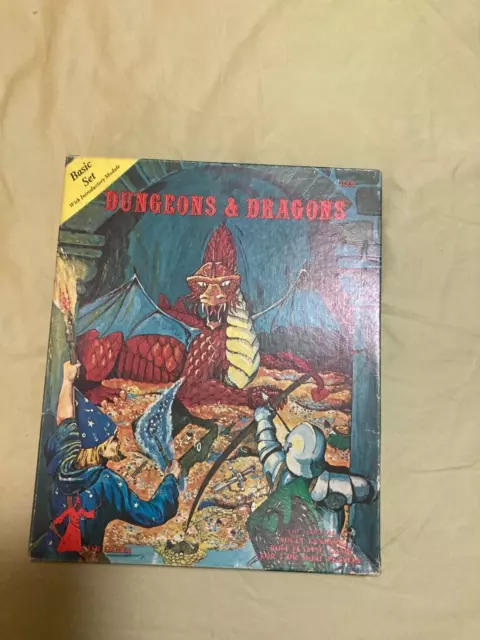 Dungeons & Dragons D&D TSR Basic Set EX/NM