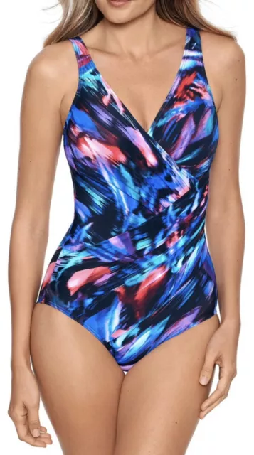 MIRACLESUIT 35415 WOMENS Multi Fuego Flora Revele One-Piece Swimsuit Size  16 £141.05 - PicClick UK