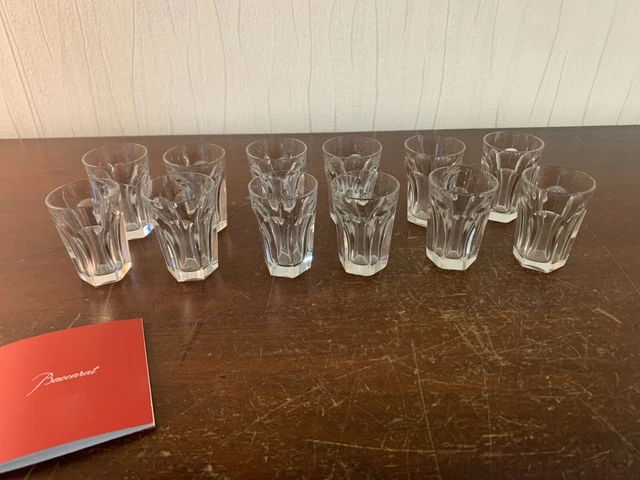 4 verres à digestif modèle Harcourt en cristal de Baccarat (prix à la pièce)