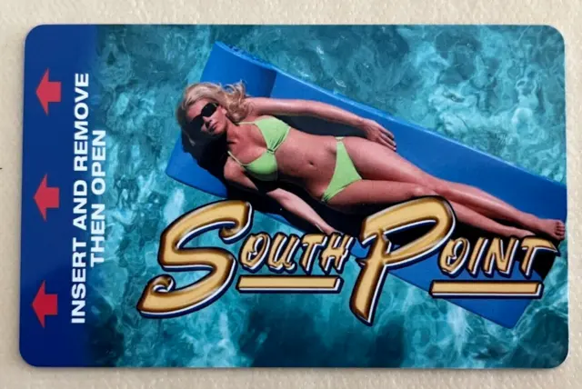 SOUTH POINT CASINO Las Vegas Nevada HOTEL ROOM KEY CARD  For Collection Only