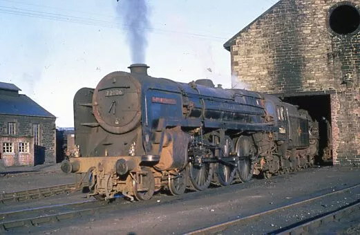 Colour Rail slide SC 295 of 72006 BR Clan class steam loco