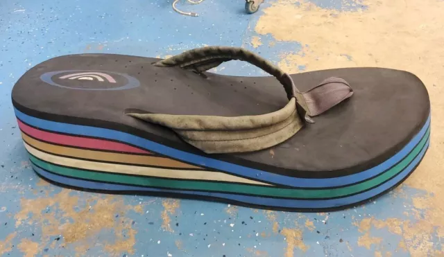 Giant rainbow flip flop hotsell