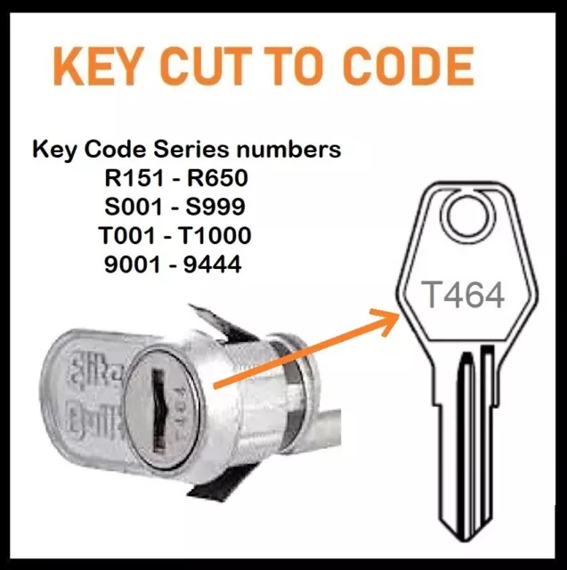 Key Cut To Code Number fits ELITE BUILT KEY STATEWIDE NAMCO Filing Cabinet Keys