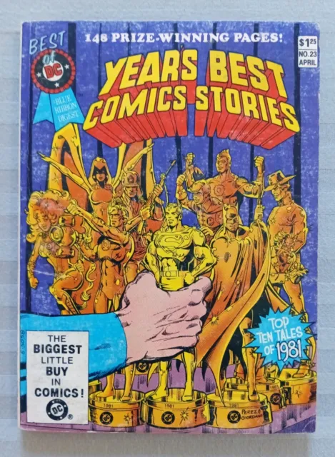 Best Of Dc Blue Ribbon Digest #23, Year's Best Comics Stories, Bronze, Fn+, 1982