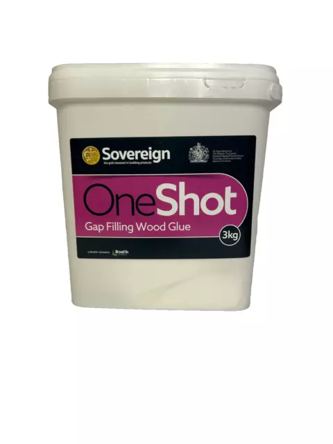 1 x Sovereign One Shot Gap Filling Waterproof Wood Glue (powder Resin) 3Kg