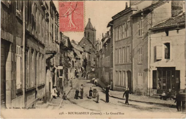 CPA Bourganeuf La Grand'Rue FRANCE (1050185)